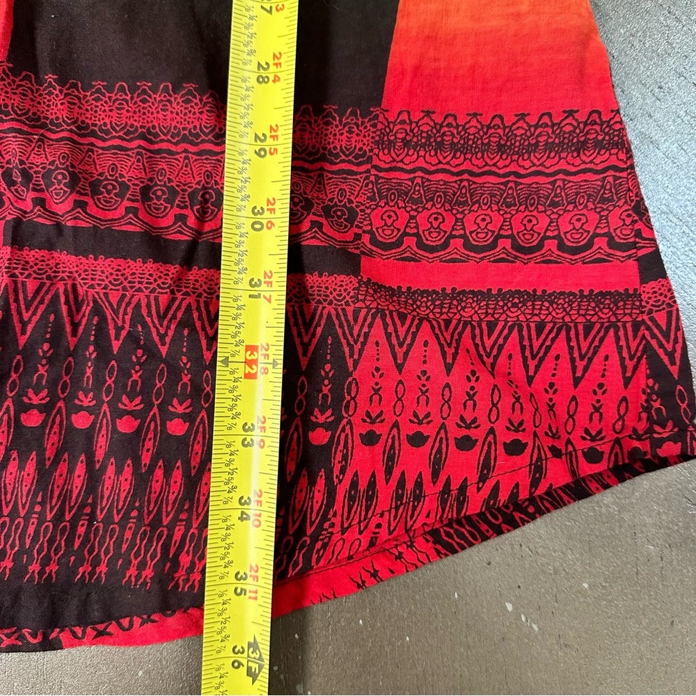 Dorry Color-block Sleeveless Boho Button Front Dress Size Small Colorful Bold - Picture 9 of 11